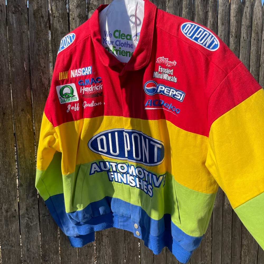 Vintage90s NASCAR Jeff Gordon Dupont Jacket